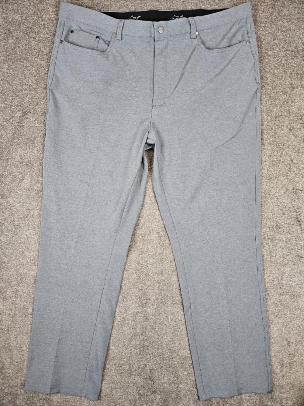 Greg Norman Golf Pants Mens 38X30 (38x29) Gray Athletic Pants Straight Leg